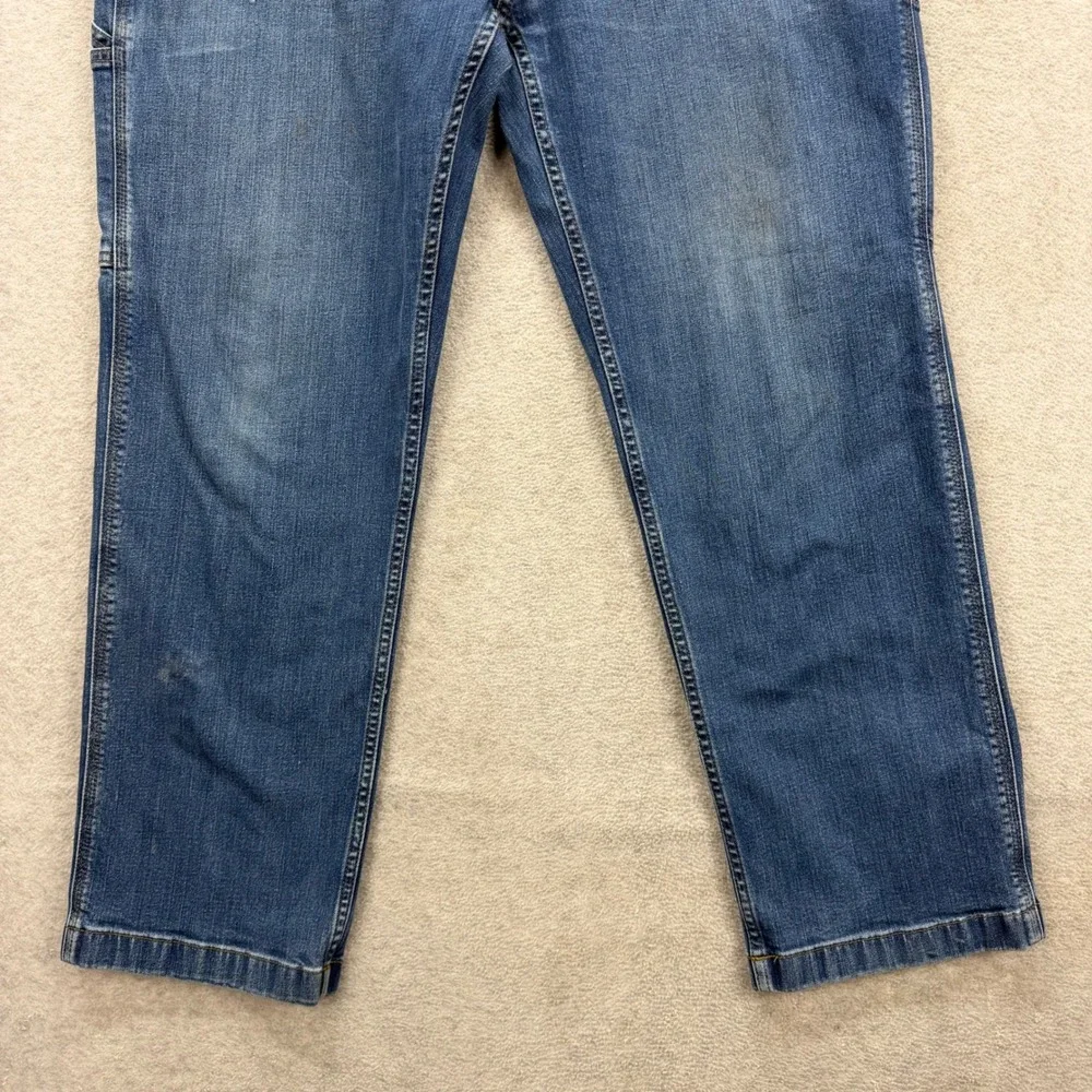 Carhartt Jeans Mens 36x28*‎ Blue Denim Pants Rugged Flex Relaxed Utility Cargo